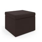 Poltrona Pandora Com Balanço E Puff Quasar Couro Marrom Arade