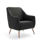 Poltrona Paola I Preta E Cinza