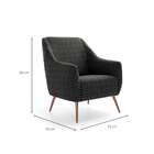 Poltrona Paola I Preta E Cinza