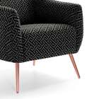 Poltrona Paola I Preta E Cinza