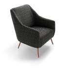 Poltrona Paola I Preta E Cinza