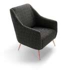 Poltrona Paola I Preta E Cinza