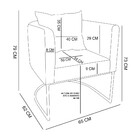 Poltrona Paola Suede Rosa Bebê Base Metálica Dourado D03 - D'