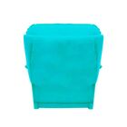 Poltrona Papai Elétrica Reclinável Alana Suede Azul Tiffany