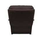 Poltrona Papai Elétrica Reclinável Alana Suede Marrom Escuro