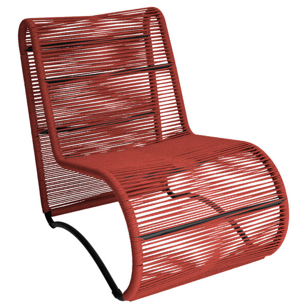 Poltrona Para Área Externa Portugal Em Alumínio E Cordão De F