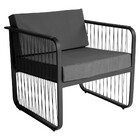 Poltrona Para Área Externa Santiago Em Alumínio E Fibra Sinté