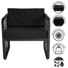 Poltrona Para Área Externa Santiago Em Alumínio E Fibra Sinté