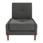 Poltrona Para Descanço Confortavel Blanca Matrix Cinza