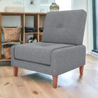 Poltrona Para Descanso Mael Boucle Cinza