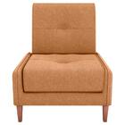 Poltrona Para Descanso Mael Boucle Mostarda