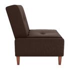 Poltrona Para Descanso Quin Suede Marom