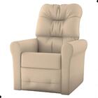 Poltrona Para Descanso Reclinável Lima Corino Bege