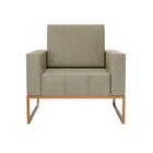 Poltrona Para Escritório E Recepção Corino Atena Bege