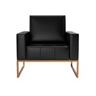 Poltrona Para Escritório E Recepção Corino Atena Preto