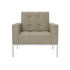 Poltrona Para Escritório E Recepção Corino Isis Bege