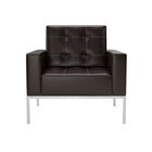 Poltrona Para Escritório E Recepção Corino Isis Marrom