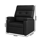 Poltrona Para Extensão De Cílios Preto Corino Maximus Shop Jm