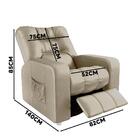 Poltrona Para Extensão De Cílios Reclinável Corino Bege Aquil