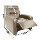 Poltrona Para Extensão De Cílios Reclinável Corino Bege Canva