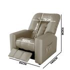 Poltrona Para Extensão De Cílios Reclinável Corino Bege Panth