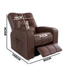 Poltrona Para Extensão De Cílios Reclinável Corino Marrom Aqu