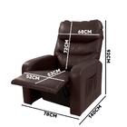 Poltrona Para Extensão De Cílios Reclinável Corino Marrom Pas