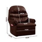 Poltrona Para Extensão De Cílios Reclinável Corino Marrom Yay