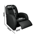 Poltrona Para Extensão De Cílios Reclinável Corino Preto Casc