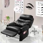 Poltrona Para Extensão De Cílios Reclinável Corino Preto Soft
