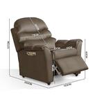 Poltrona Para Extensão De Cílios Reclinável Sued Diamante Mar