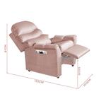 Poltrona Para Extensão De Cílios Reclinável Suede Rose Grécia