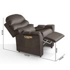 Poltrona Para Extensão De Cílios Reclinável Suede Tabaco Troy