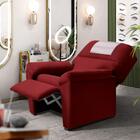 Poltrona Para Extensão De Cílios Suede Wine Porto Shop Jm