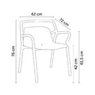 Poltrona Para Jardim 76cm X 62cm Enjoy Pêssego