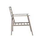 Poltrona para Jardim em Alumínio 86x70cm Com Braço Champagne Manuela Aquaplas