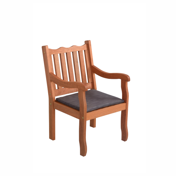 Poltrona Para Jardim Em Madeira Maciça Com Estofado Robust Cu