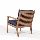 Poltrona Para Jardim Em Madeira Maciça Riade Stain Castanho/a