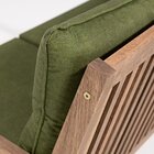 Poltrona Para Jardim Em Madeira Maciça Riade Stain Castanho/v