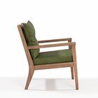 Poltrona Para Jardim Em Madeira Maciça Riade Stain Castanho/v