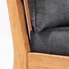 Poltrona Para Jardim Em Madeira Maciça Riade Stain Jatobá/pre