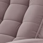 Poltrona Para Leitura Reclinável Rosê Veludo Kyle Shop Jm