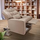 Poltrona Para Leitura Velveteen Bege Escuro Fiji Shop Jm