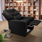 Poltrona Para Leitura Velveteen Preto Fiji Shop Jm