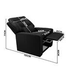 Poltrona Para Leitura Velveteen Preto Fiji Shop Jm