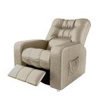 Poltrona Para Maquiagem Reclinável Corino Bege Azos Shop Jm