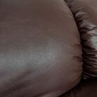 Poltrona Para Maquiagem Reclinável Corino Marrom Café Rakan