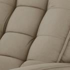 Poltrona Para Maquiagem Reclinável Marrom Taupe Suede Gavin S