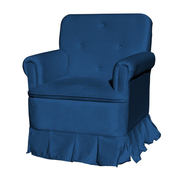 Poltrona Para Quarto Amamentação Com Balanço Suede - Suede Az
