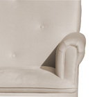 Poltrona Para Quarto Amamentação Com Balanço Suede - Suede Ca